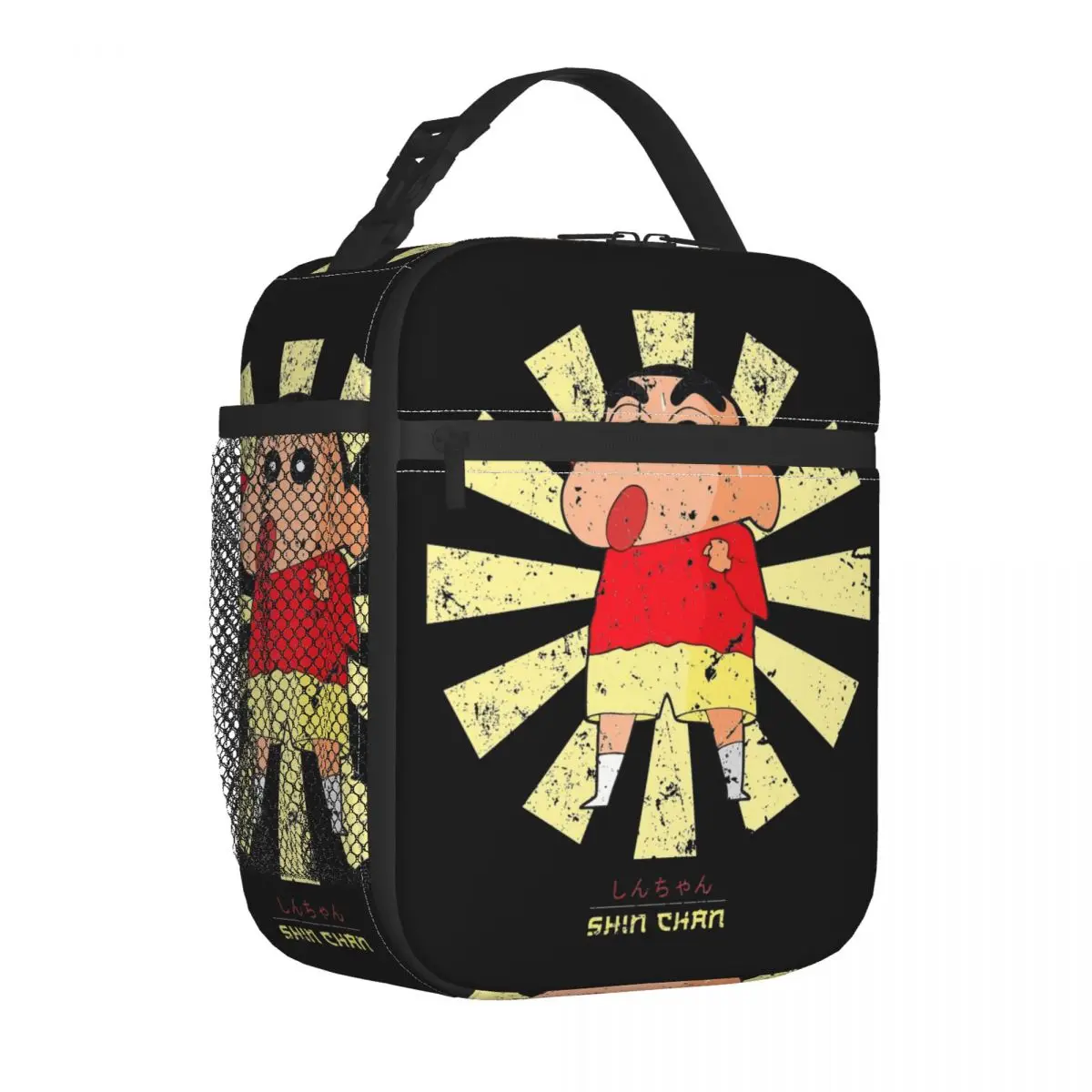 Crayons Shin-chans Retro Japanese Insulated Lunch Bag Large Reusable Cooler Bag Tote Lunch Box College Picnic Men Women