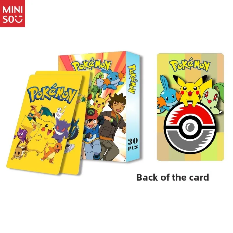 

Pokémon Pikachu LOMO Cards | 30 Double-Sided HD Prints | Boxed Set for Postcards & Collecting