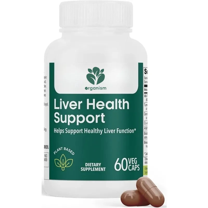 

60 капсул поддержки печени, содержащей растопши и куркумы помогают улучшить функцию печени и здоровью пищеварительной системы.