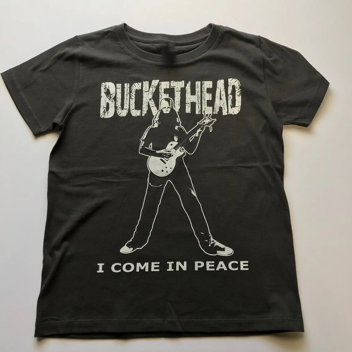 

I Come In Peace Buckethead Cotton Black S-4XL Unisex Shirt TT507