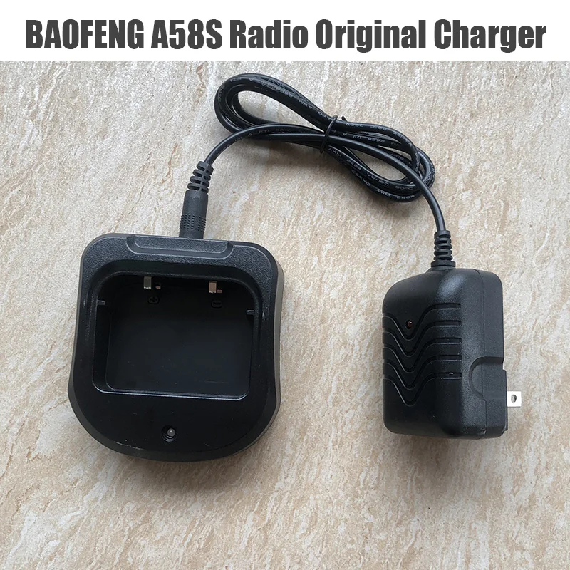 BAOFENG – walkie-talkie A58S chargeur optionnel ue USA UK AUS adaptateur USB BF-A58S accessoires de Radio bidirectionnelle 100% original