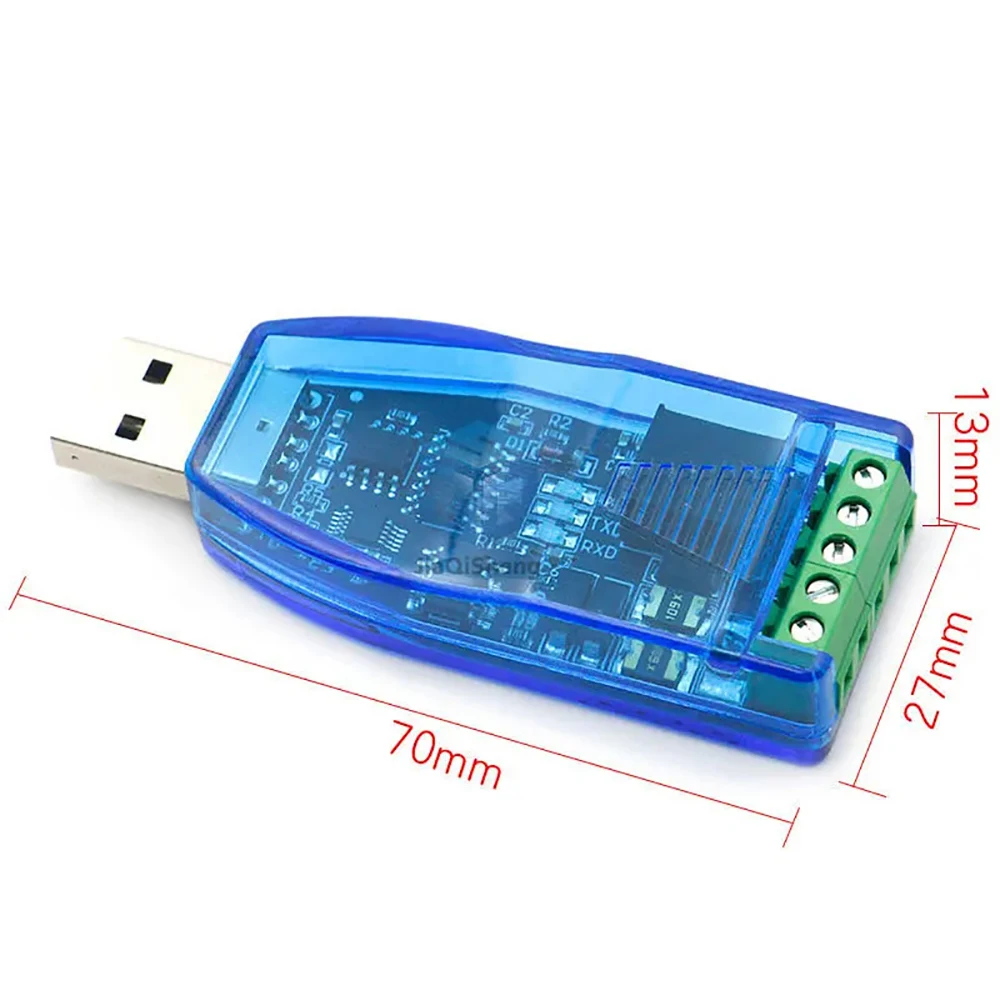 USB to RS485 RS232 Converter USB 2.0 Apdater Upgrade Protection USB Converter Standard Board for Win8/10 Linux Mac Vista/Linux