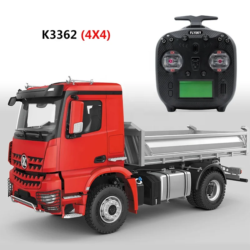 

Huina Kabolite K3362 1:14 RTR 2WD 4X4 CNC Metal Radio Control Dumper Hydraulic RC Dump Truck 2023 Model