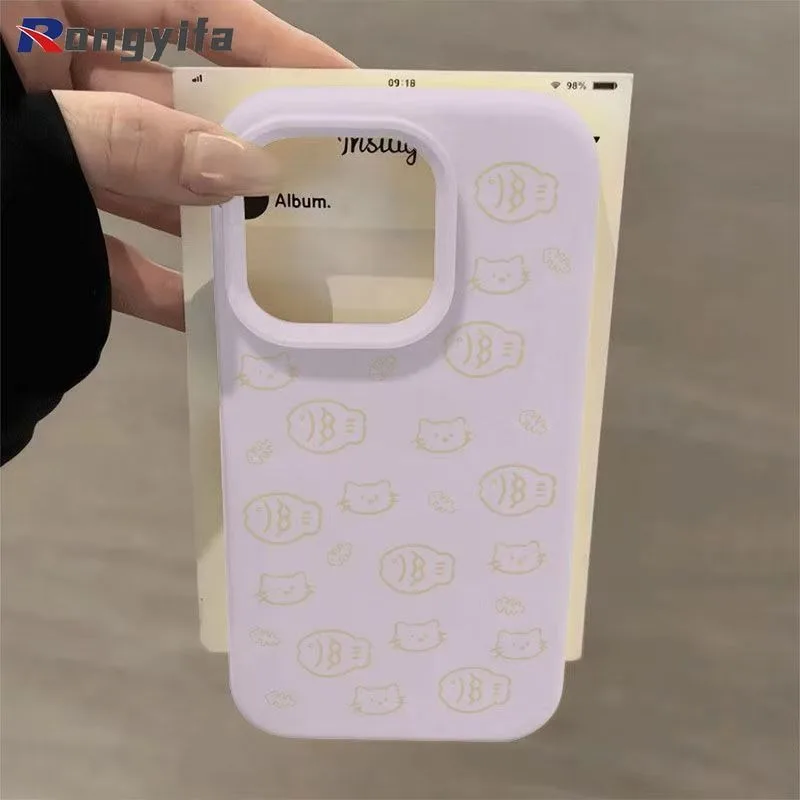 Cartoon Cat Phone Case For Infinix Hot 60 60i 50 50i 40 40i Pro Plus Smart 10 9 8 HD Pro Plus 7 Itel P40 Shockproof Back Cover - view 6
