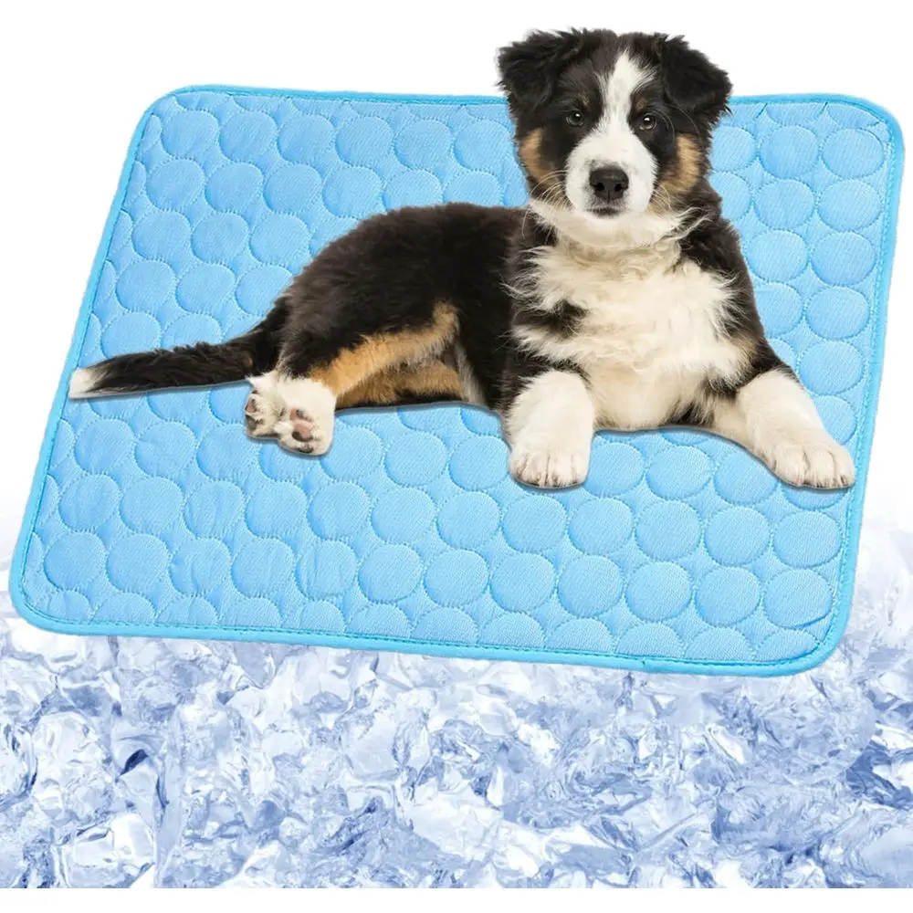 

LARGE Size Washable Dog & Cat Cooling Mat, Portable Summer Cooling Pad for Pets (28x22)