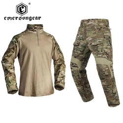 EMERSONGEAR G3 Combat Uniform Airsoft Shirt Pants with Knee Pads Tactical GEN3 BDU Hunting Multi-camo Camo Clothes EM9351