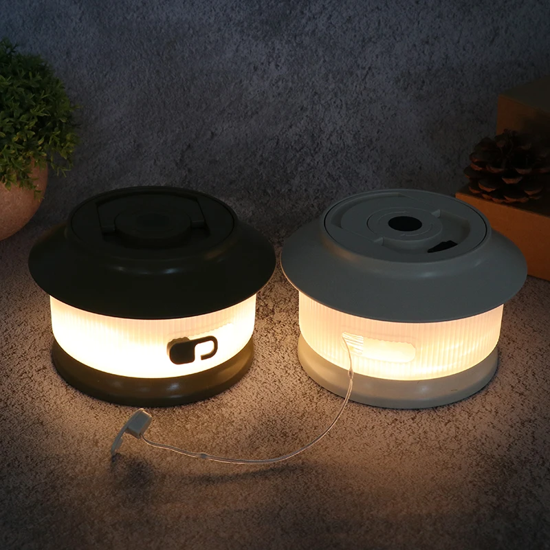 20M Camping Light LED Reel String Lights With Night Lamp For Room Camping Festive Atmosphere Equipment Tent Lamps