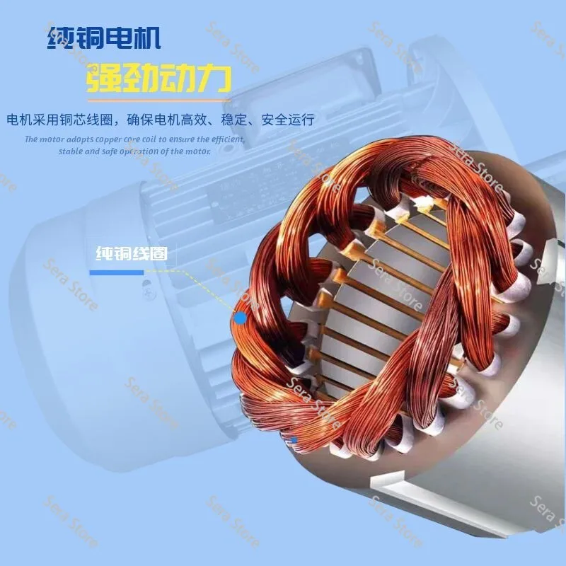 750W Woodworking Dust Collector, Cyclone & Bag Filter System for Workshop, Quiet Operation