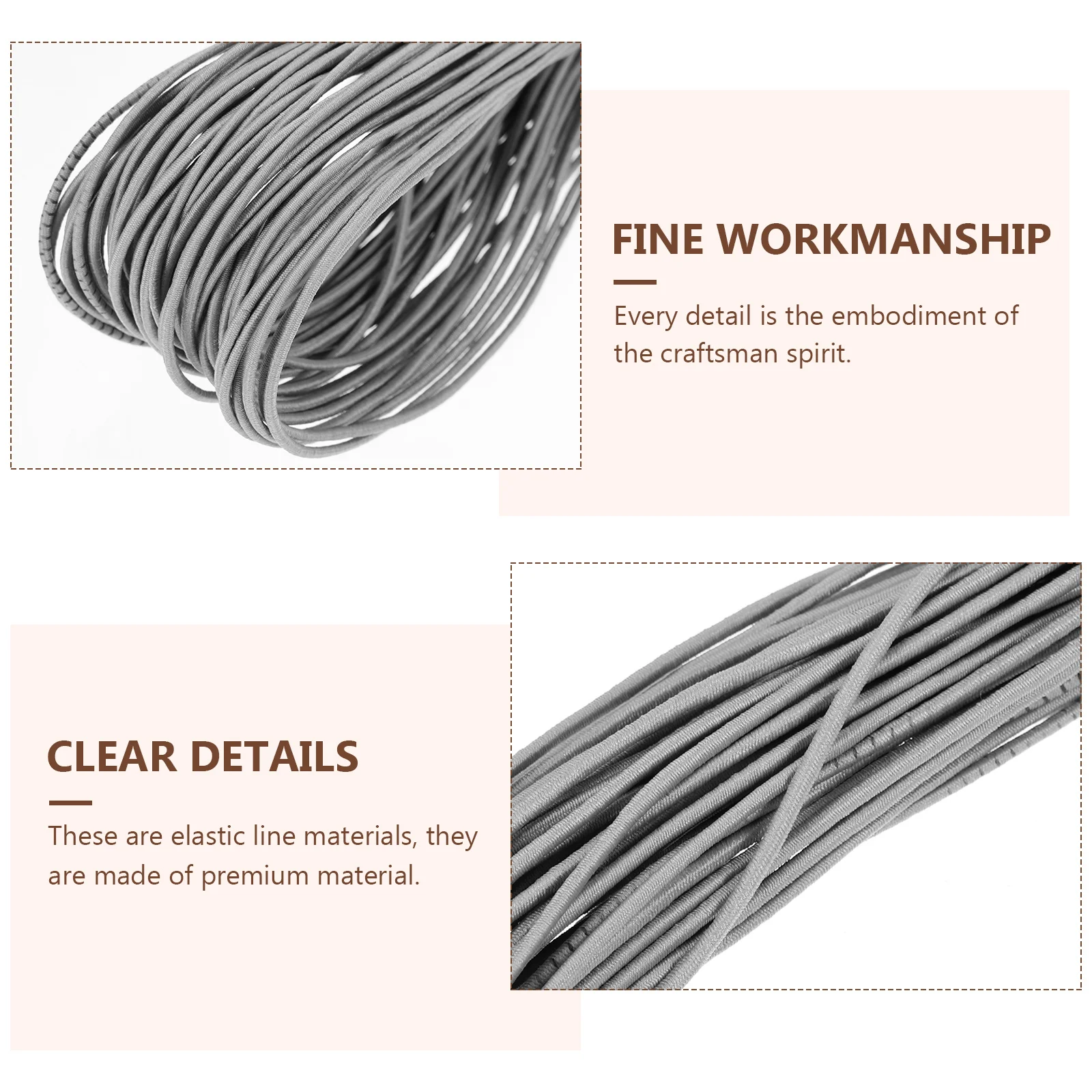 

1 Roll 2Mm Elastic Rope For Bracelet Necklace Beading Diy Jewelry Making Crafts Wedding Decor Sewing Cord Thread Line