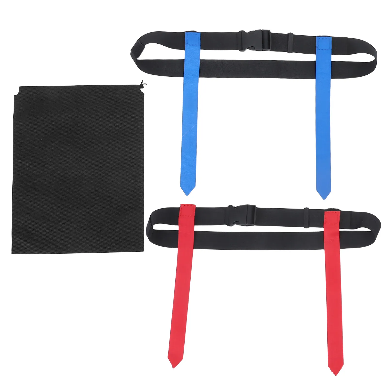 

Набор регулируемых поясов для флаг-футбола (1 комплект) для подростков, взрослых и детей, спортивное тренировочное оборудование для занятий в помещении и на улице, пояса для флаг-регби