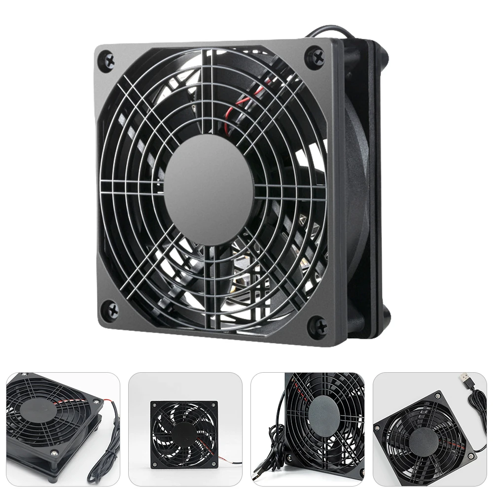 

Usb 5V Computer Case Cooling Fan Silent Ventilation Exhaust For Laptop Desktop Cooler Computer Cabinet Fan Quiet Long Life
