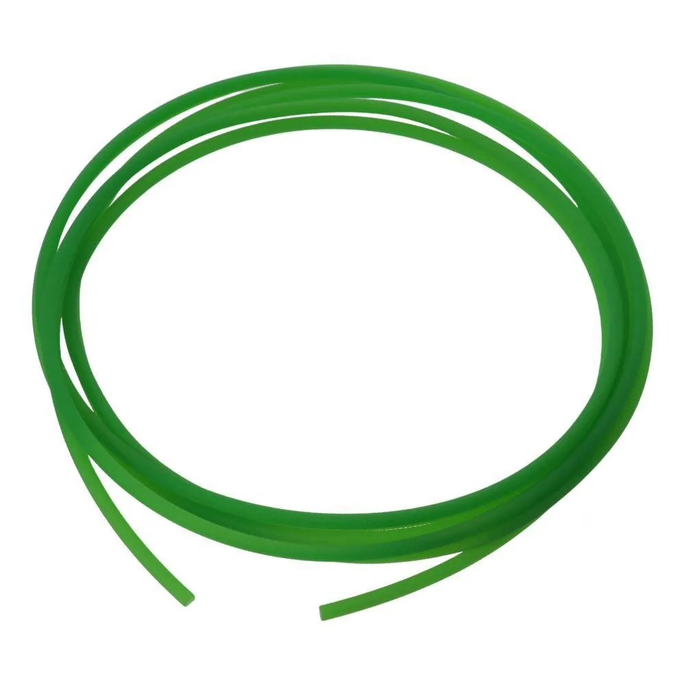 Rough Surface PU Solid Round Belts 2/15mm Meltable Cord Conveyor Drive Belt Green 1 Meters Polyurethane Drive Belting