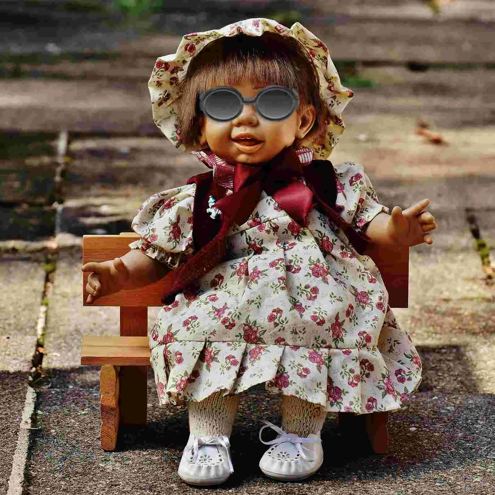 40 Pcs Toys Dress up Glasses Simulated Plaything Dressing Sunglasses Accessories Luxury Mini DIY Decoration