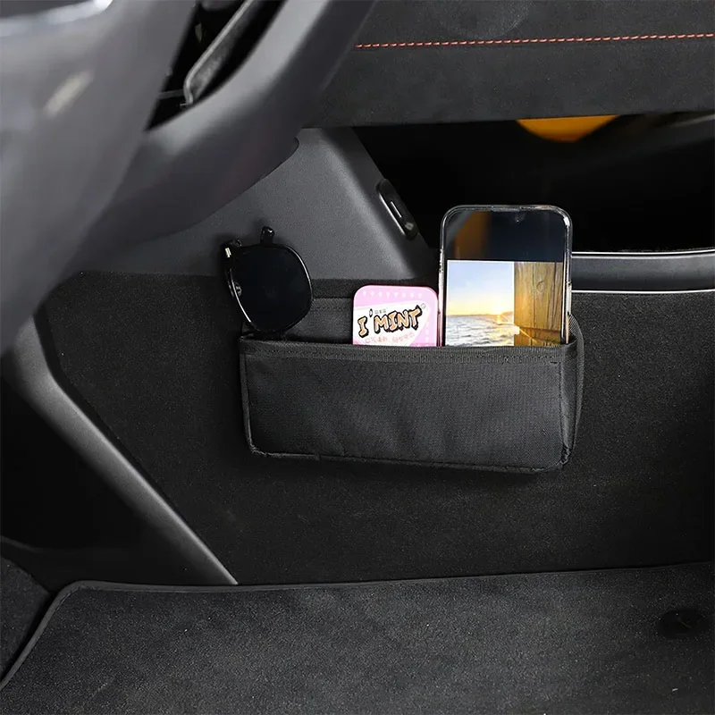 

For Lotus EMIRA 2021-2023 Oxford Cloth Center Console Side Storage Bag Mobile Phone Storage Bag Key Tray Interior Accessories