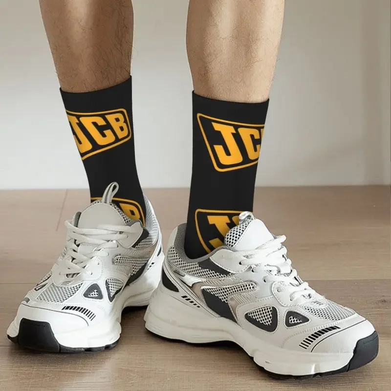 Kawaii pria JCB gaun kaus kaki uniseks hangat nyaman 3D cetak kaos kaki Kru