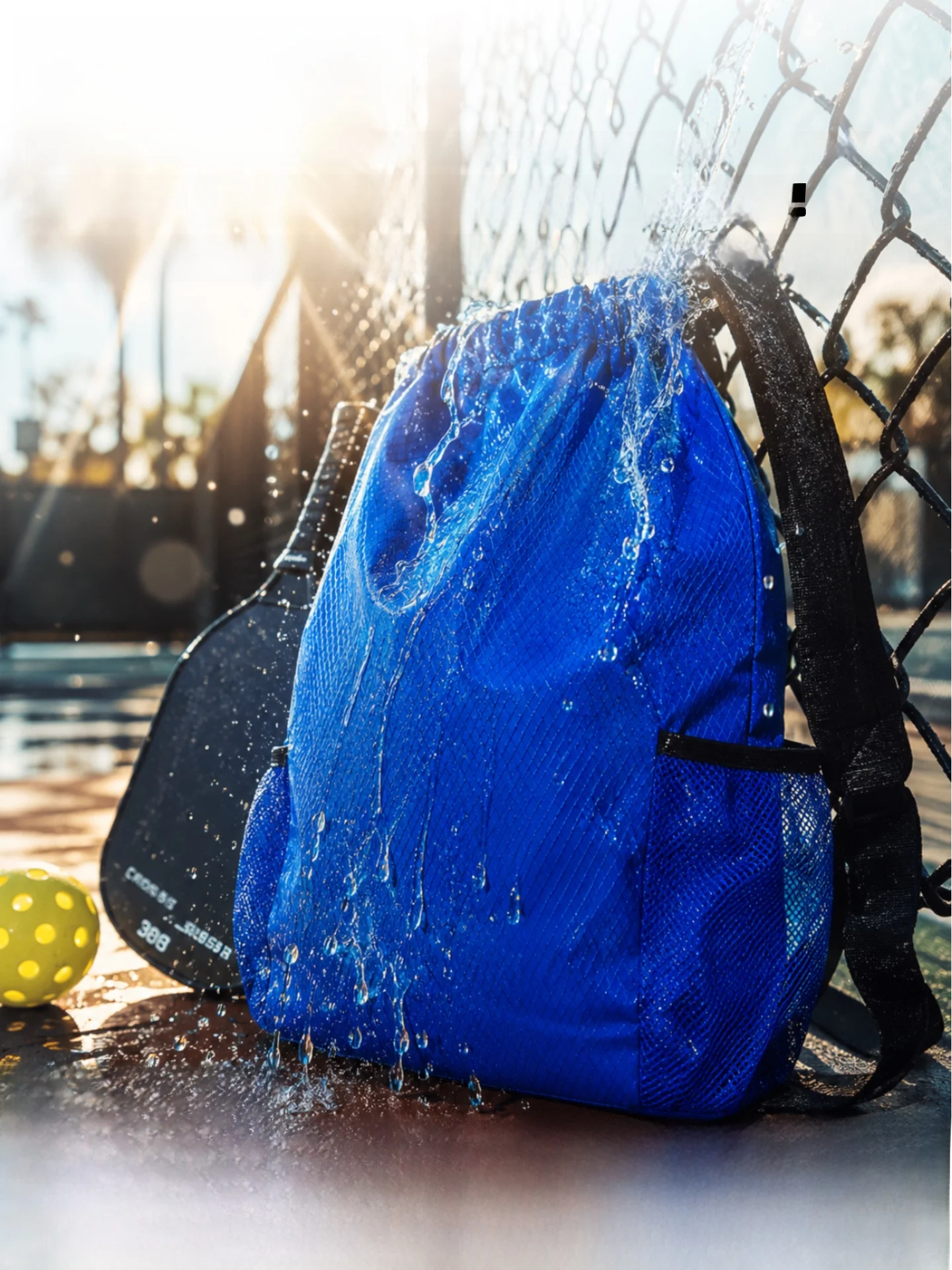 ピークバドミントンラケットバックパック大容量巾着青少年学生スポーツ防水耐摩耗性ポータブル収納バッグ