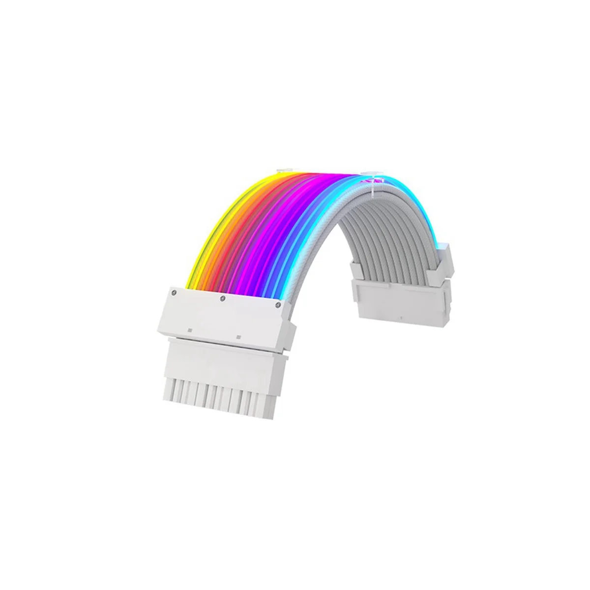 RGB Computer Light-Emitting Line Dual Design Color Light Synchronous Line ATx 24PinPSU Extension RGB Cable