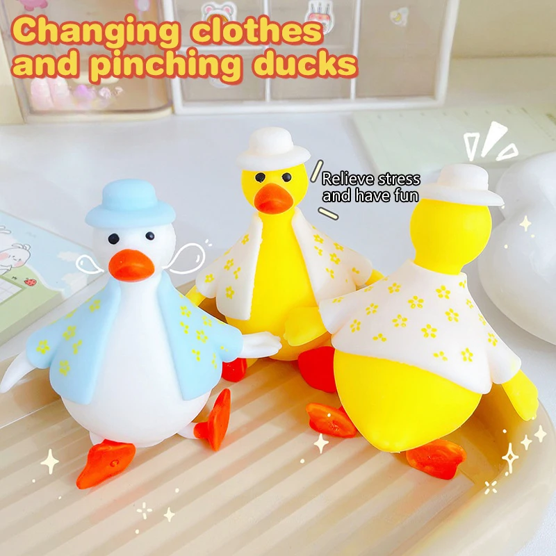 Jouet à presser en forme de canard à montée lente, Animal de dessin animé, jouet à rebond lent, balle de rebond Anti-stress, jouet Anti-Stress, cadeau d'anniversaire