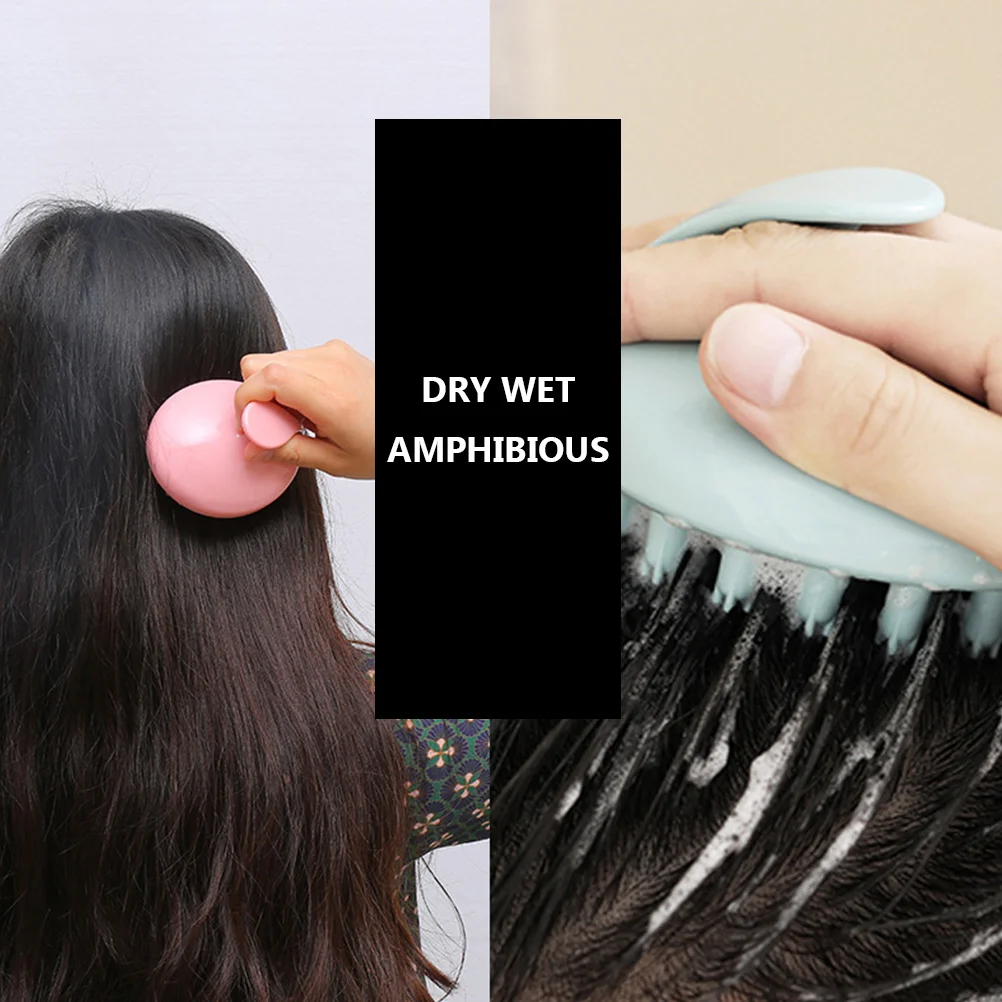 

Ergonomic Scalp Massager Brush Dandruff Remover Sebum Cleaning Shampoo Brush For All Hair Types Scalp Stimulation Hair Growth