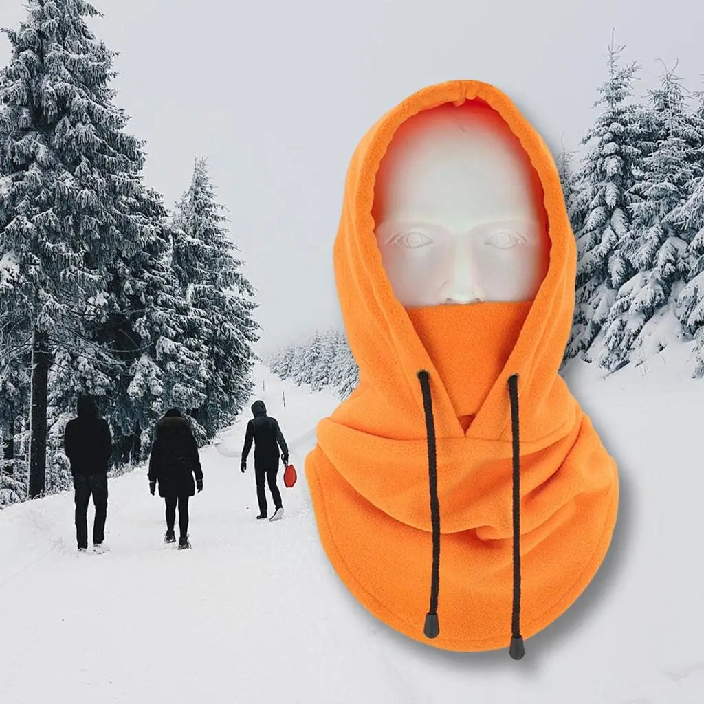 Gorro de invierno para hombre, máscara facial para clima frío, pasamontañas, capucha, deportes pesados al aire libre
