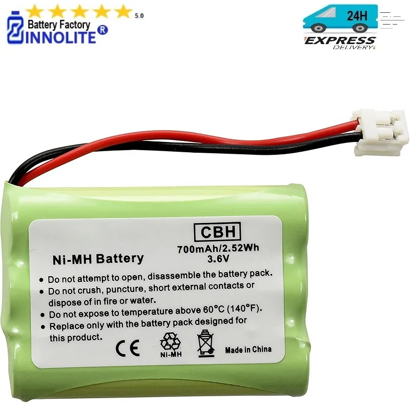 3.6V 700mAh Clarity C435 Cordless Phone Battery Compatible with Clarity 74245 / C420 / C430  Cordless Phone Battery