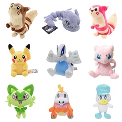 Pokemon Lugia Plush Cinderace Sprigatito Quaxly Scorbunny Furret Mew Charizard Steelix Squirtle Pikachu Peluche Baby Gift