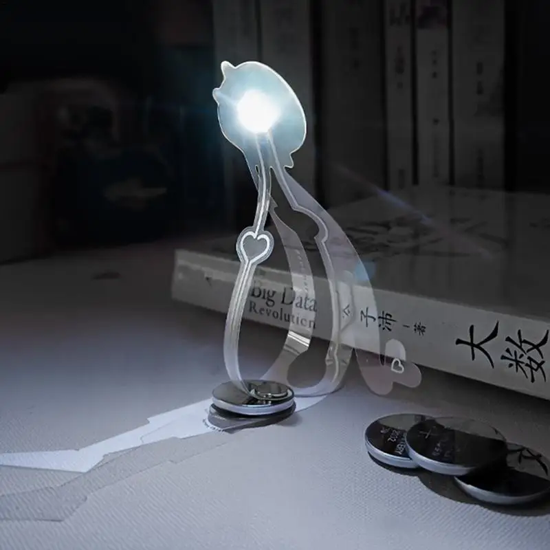 

LED Magnetic Bookmark Lamp Bookmark Lamp Magnetic Reading Light Eye Caring Reading Light Magnetic Book Lamp For Tabletop Bedroom