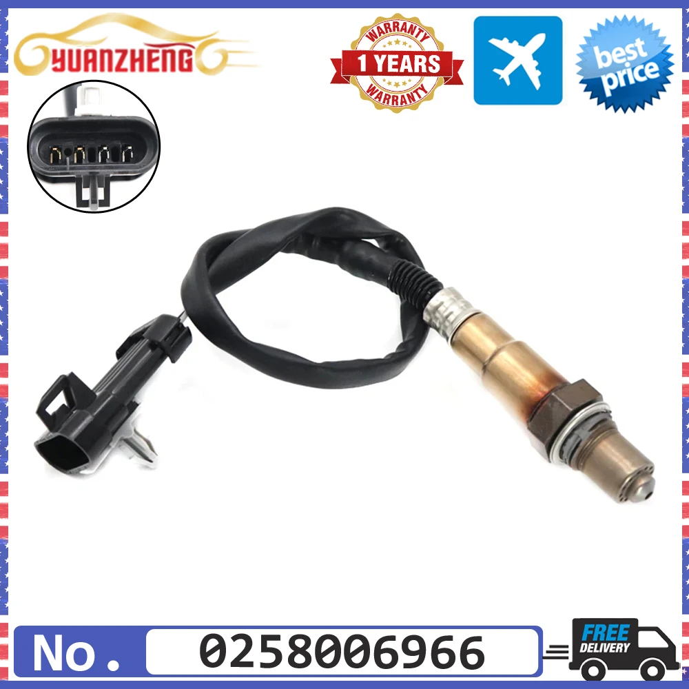 NEW 0258006966 AFR Air Fuel Ratio Lambda O2 Oxygen Sensor for MAZDA 323 CHERY B21 B23 BYD F0 SURUI TIGGO 3611600-E10-A1