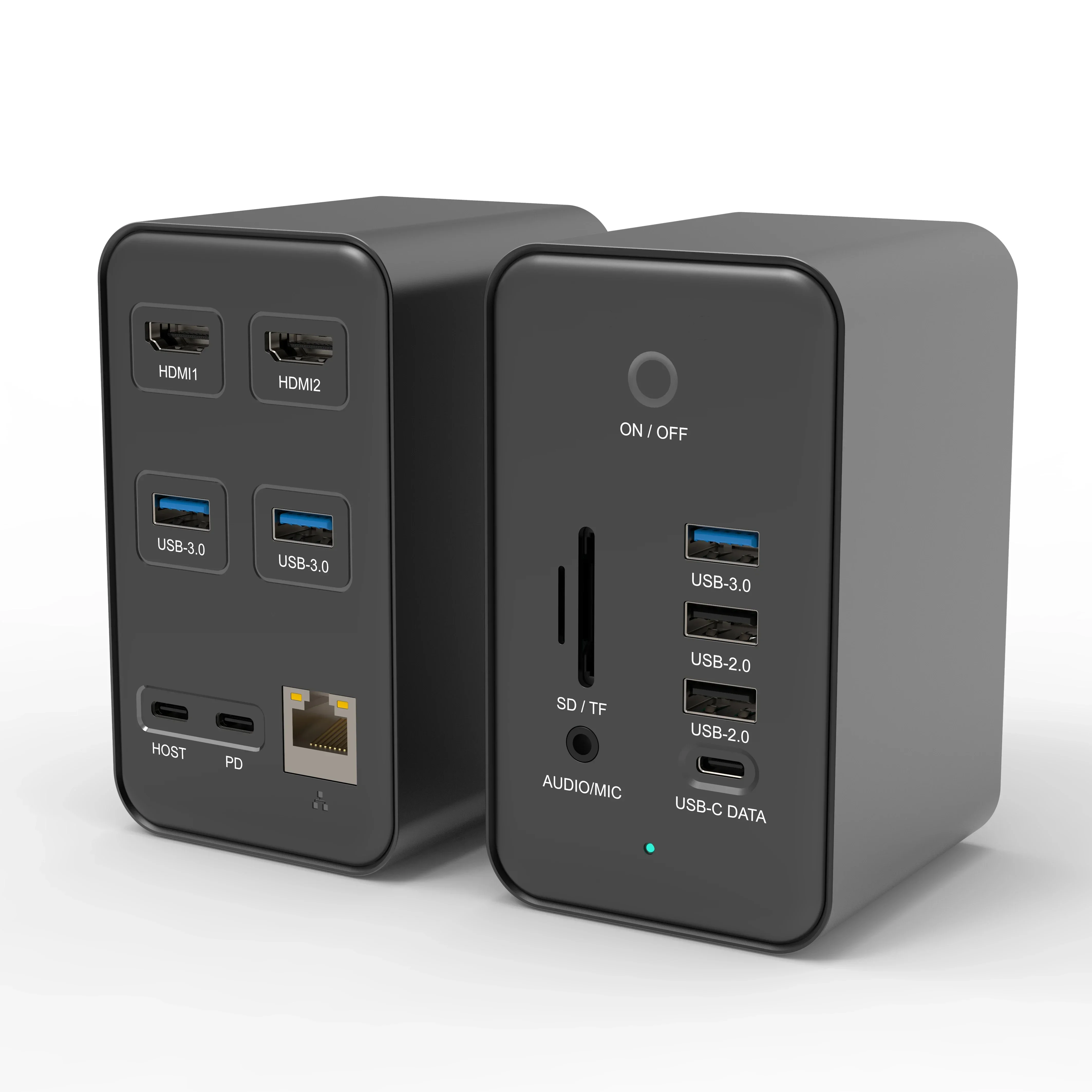 

Dual monitor displaylink docking TF3.0 type c multi usb port usb c charging hub