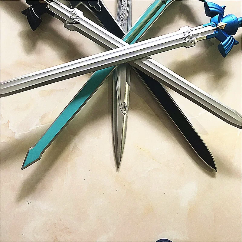 LT 80cm sword art online SAOKirigaya Kazuto Elucidator  Cosplay Prop PU Foam Modle Toy Supply
