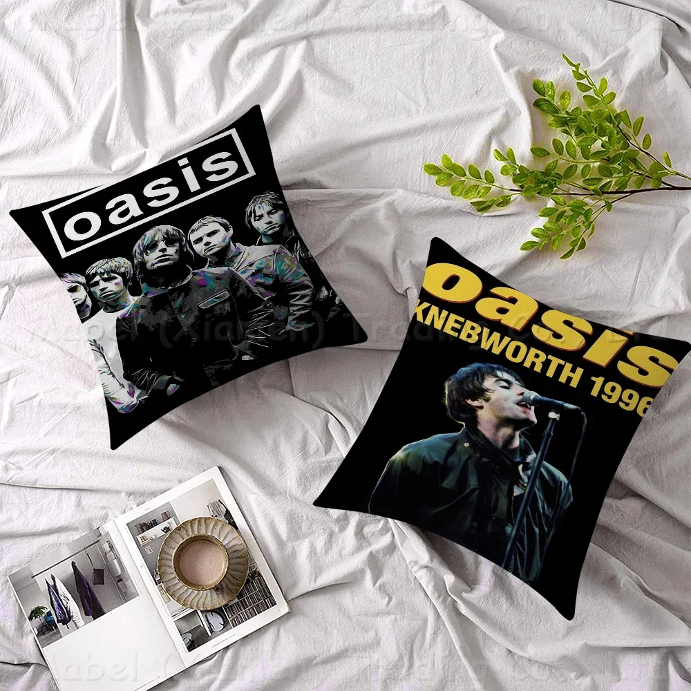 Oasis Band Cushion Cover Pillow Cover Decor Pillowcase Printed Cushion Case For Couch