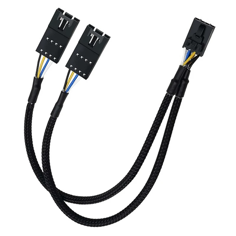 RGB Splitter For Corsair RGB HUB, Lighting Node Core And ICUE Commander CORE XT 4 Pin Male To Female Fan Extension Cable