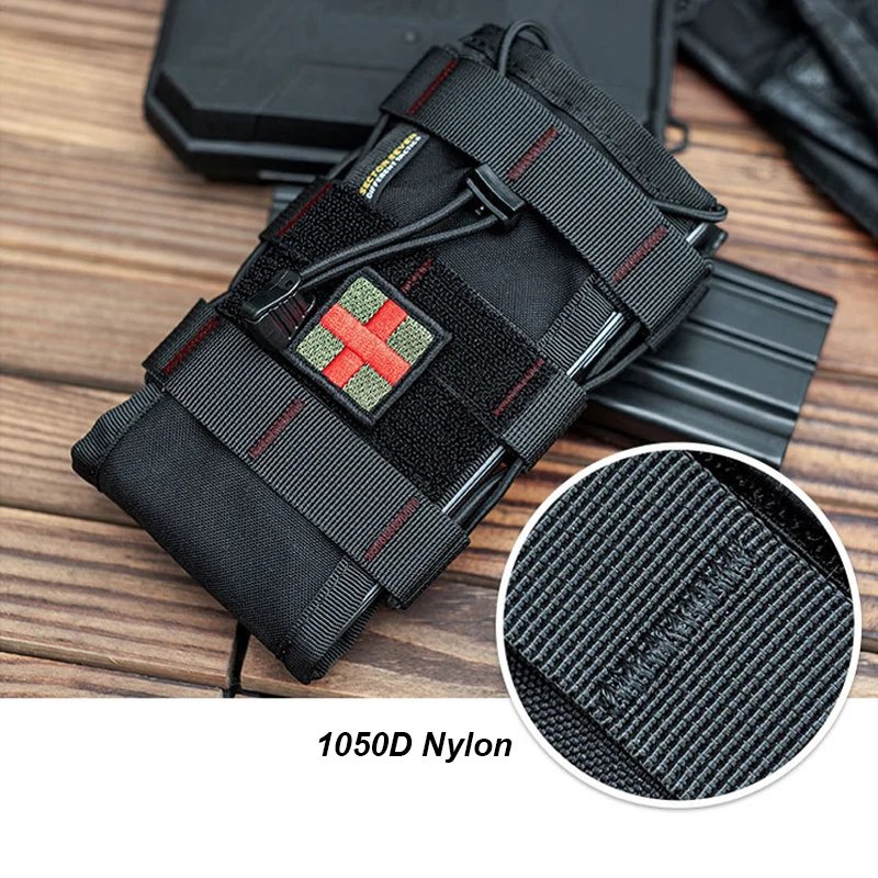 Tactical Radio Pouch Molle Water Bag Cell Phone Holder Pocket Magazine Pouch Outdoor Hunting Accessories