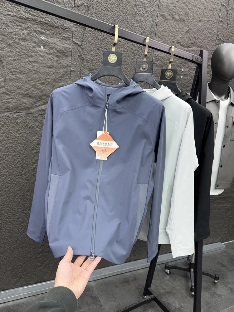 

Высококачественный полностью щерный клей, весенняя уличная повседневная мужская куртка с капюшоном Jaet Pampa & Faion Urban Sle, водонепроницаемая подставка