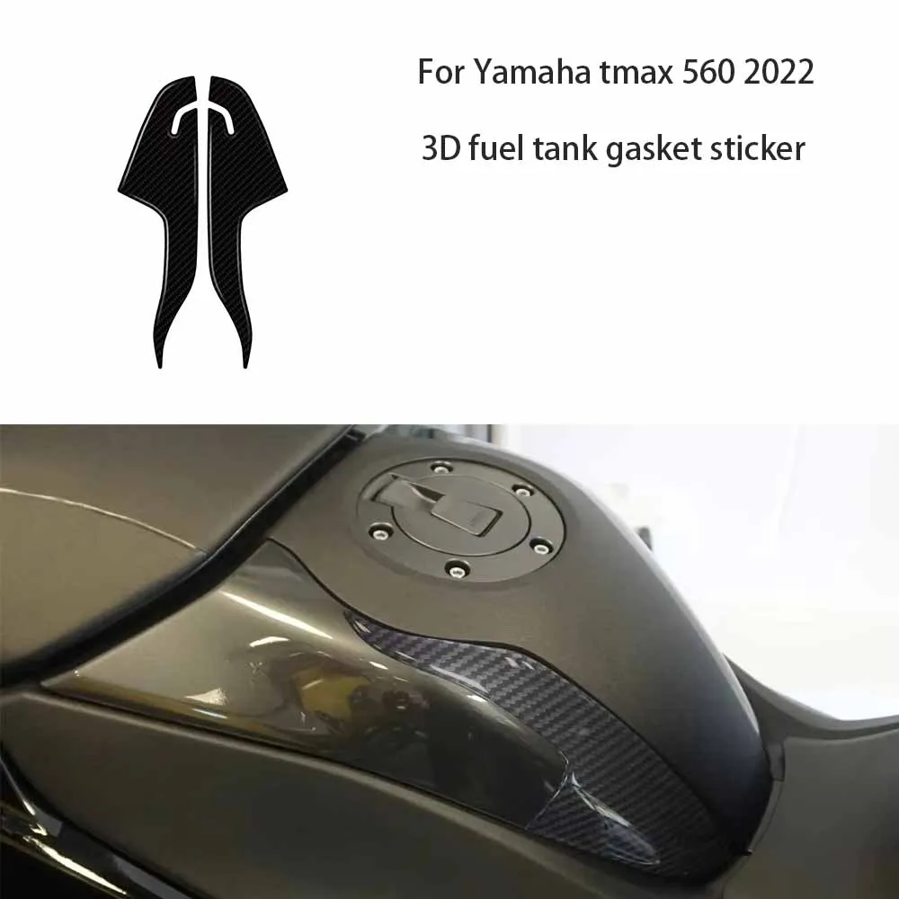 

Suitable for Yamaha tmax 560 2022 3D fuel tank pad sticker oil and gas protector cover decoration center pedal protector sticker
