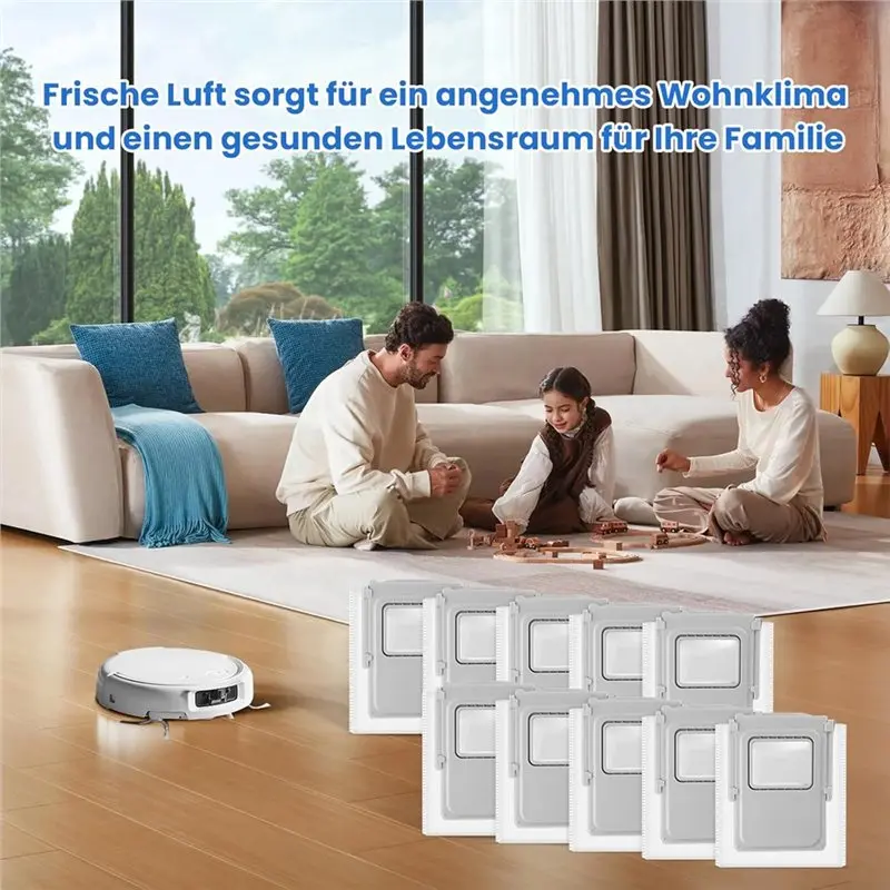 B06B-Vacuum Cleaner Bags For DJI Romo A/Romo S/Romo P Vacuum Cleaner, Large Capacity Non-Woven Fabric Vacuum Cleaner Bags