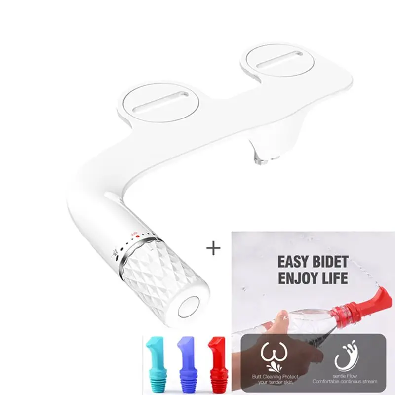 

Pleased- Toilet Bidet Attachment Smart Bidets Ultra-Slim Nozzles Self Portable Cleaning Water Pressure Easy Install