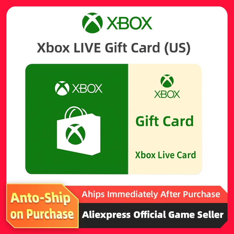 

Подарочная карта Xbox (США) [цифровой код] — автоматически отправляется по почте по покупке
