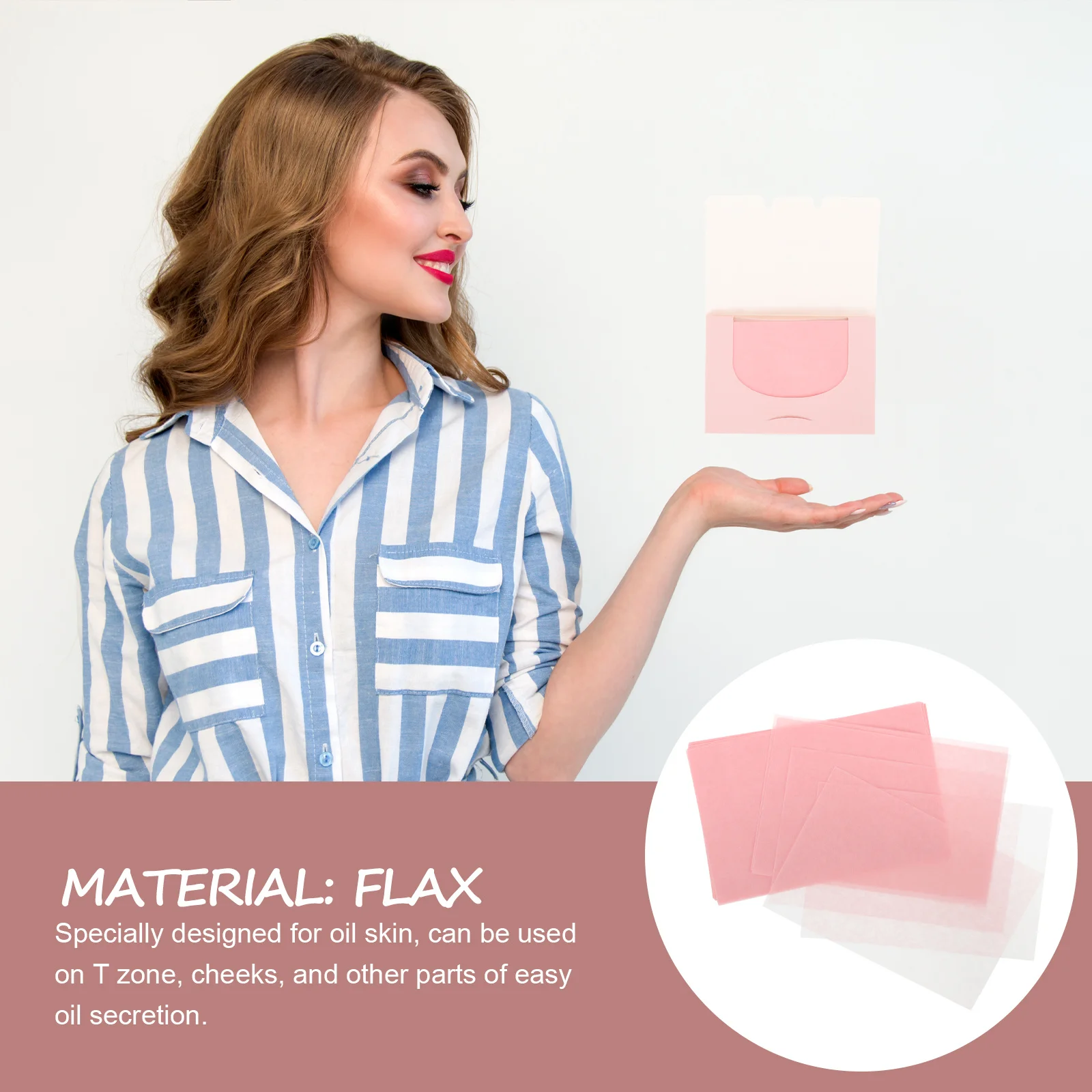 

300Pcs Oil Absorbing Sheets Ultra Thin Unisex Design Facial Tissues Aloe Fragrance 3 Portable Boxes Facial Oil Absorbing Sheets