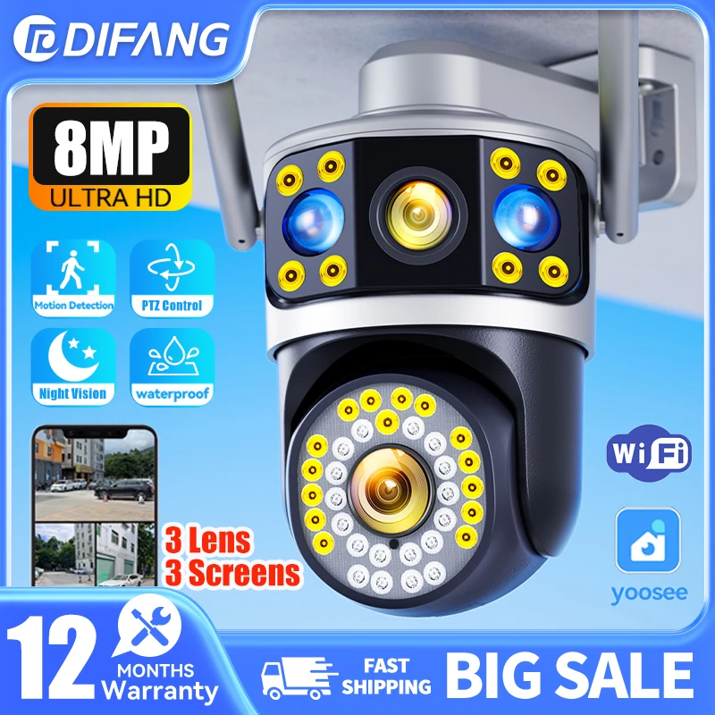 difang-outdoor-wifi-security-camera-8mp-3-lens-3-screen-yoosee-360°-ptz-ai-auto-tracking-alarm-7-24h-recording-surveillance-cctv