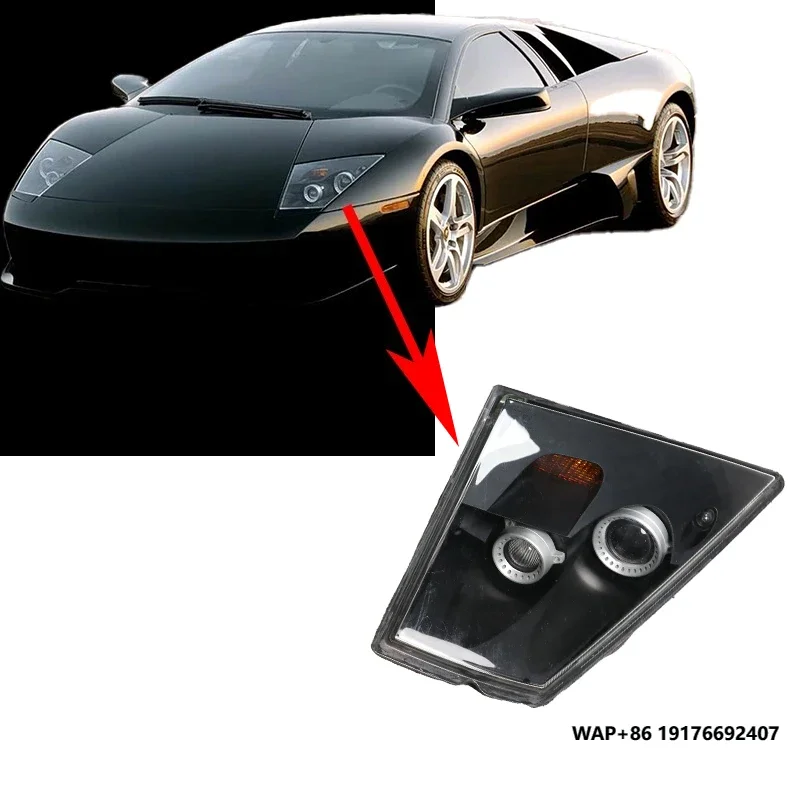 Left and Right Headlights  for'Lamborghini  Murcielago , OE number 413941031A, original  second-hand
