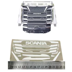 Metal Paste Model Intake Hood Stickers for 1/14 Tamiya Truck Tractor Scania 56368 770s DIY RC Cars Upgrade Decoration Parts