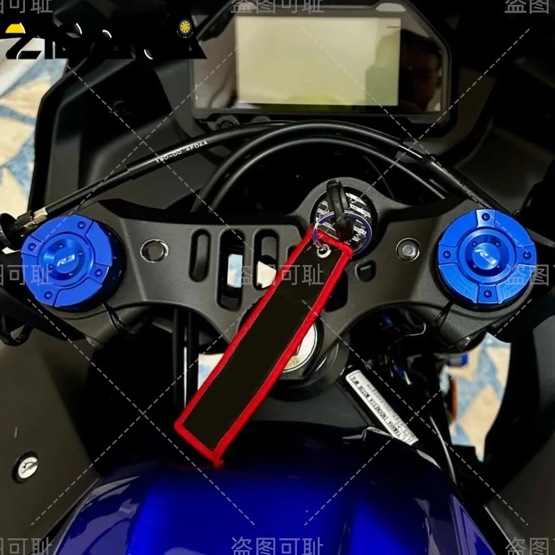 2026 For YAMAHA YZF-R3 MT-03 MT-25 YZF R25 2020-2024 2025 Motorcycle Front Fork Shock Absorber Caps Suspension Cover Accessories
