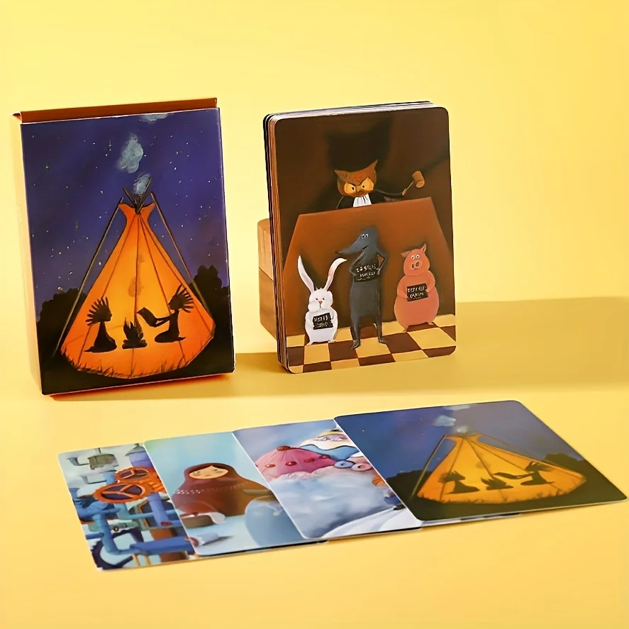 

Набор карточек «История палатки для кемпинговой палатки», 84 истории, «Путешествие Одиссея», «Путешествие по происхождения», «Грамоничная мечта», «Воспоминание», «Окрощение», карты настольной игры»