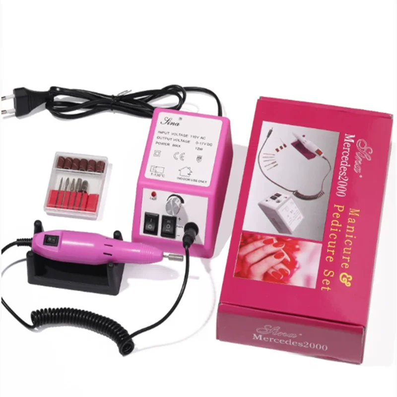 آلة تلميع الأظافر 2000-أداة أظافر كهربائية عالية السرعة لإزالة وتلميع الأظافر بسرعة