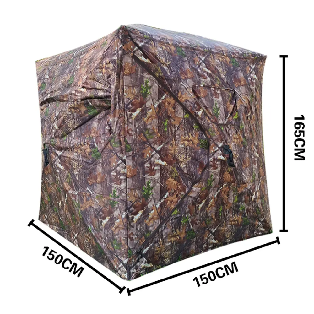 Оптовая продажа, автоматическая уличная камуфляжная всплывающая охотничья палатка из ткани Оксфорд, слепая для охоты, уличные палатки для скрытого монтажа