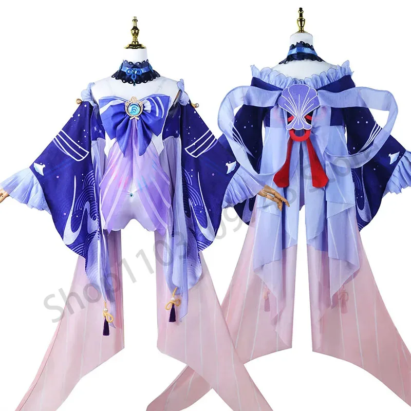 

qq98Genshin Impact Coral Palace Xinhai kokomi пятизвездочная игра анимация косплей костюм женский cos