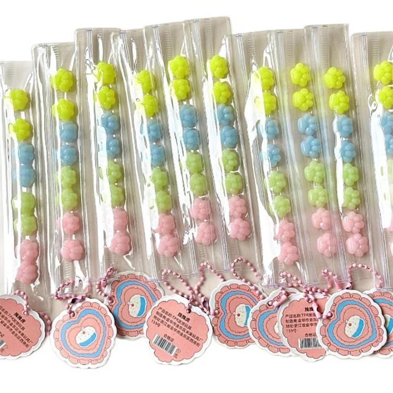 Cartoon Mini Katze Pfote Squeeze Spielzeug Schlüsselbund Kawaii Weiche Realistische Katze Pfote Stressabbau Spielzeug Schlüsselbund Anhänger Geschenke