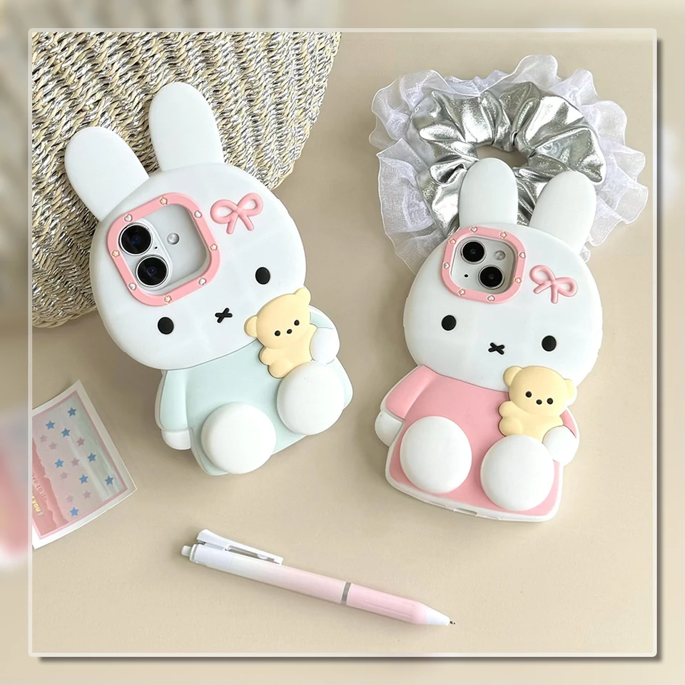 New Miffy Phone Shell Suitable for Iphone 17 Pro Max 16 15 14 Pink