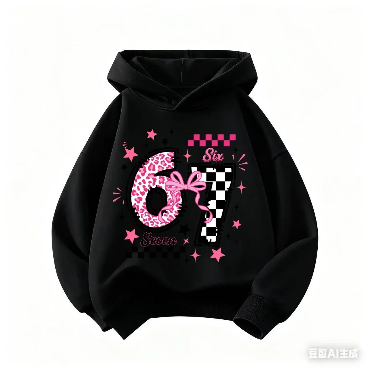 Einhorn-Hoodie für Kinder 67 Regenbogen Niedlicher Kawaii Cartoon Glitzernder Mädchen Lustiger Trendiger Oversized Lässiger Sport-Sweatshirt – Detail 9